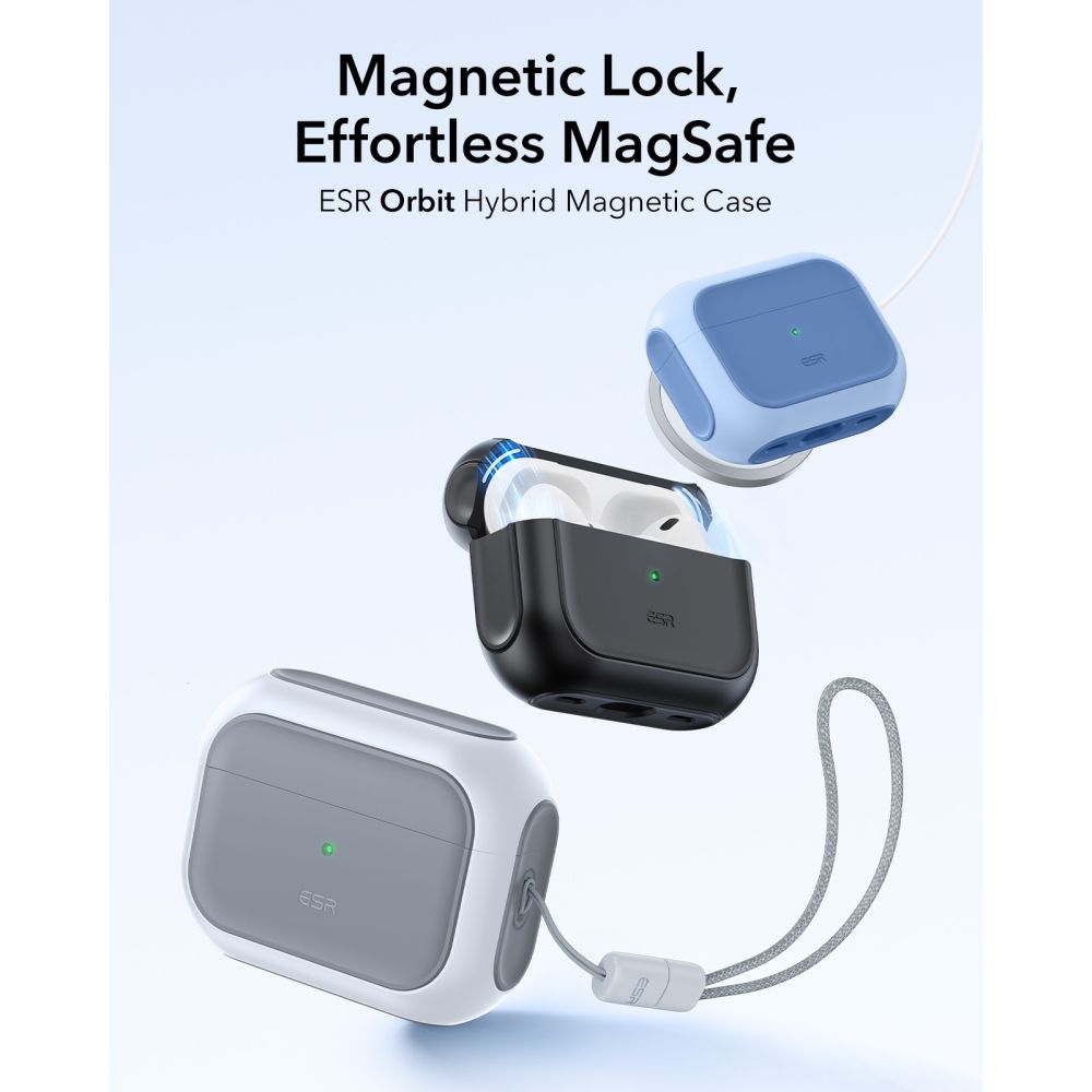 Orbit HaloLock Magsafe Case Apple AirPods Pro 3 Hvid