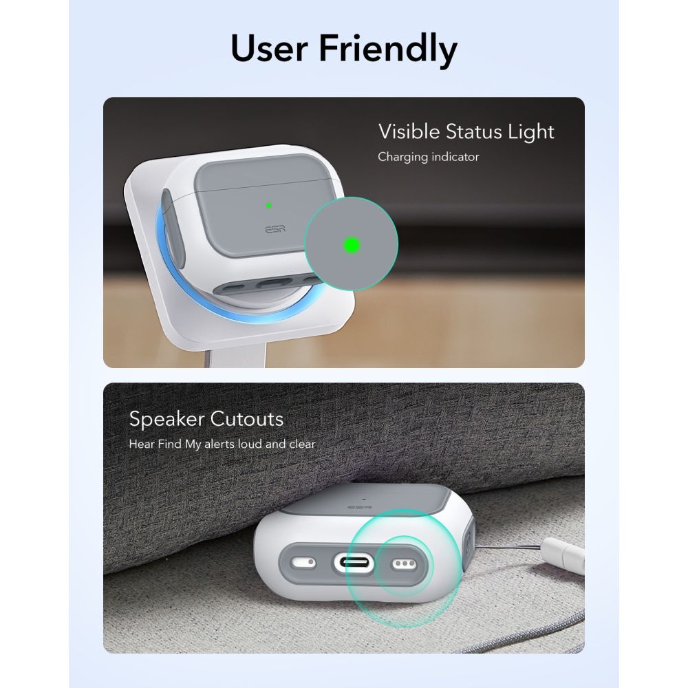 Orbit HaloLock Magsafe Case Apple AirPods Pro 3 Hvid