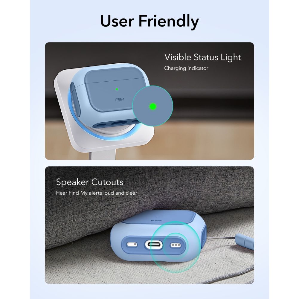 Orbit HaloLock Magsafe Case Apple AirPods Pro 3 Blå