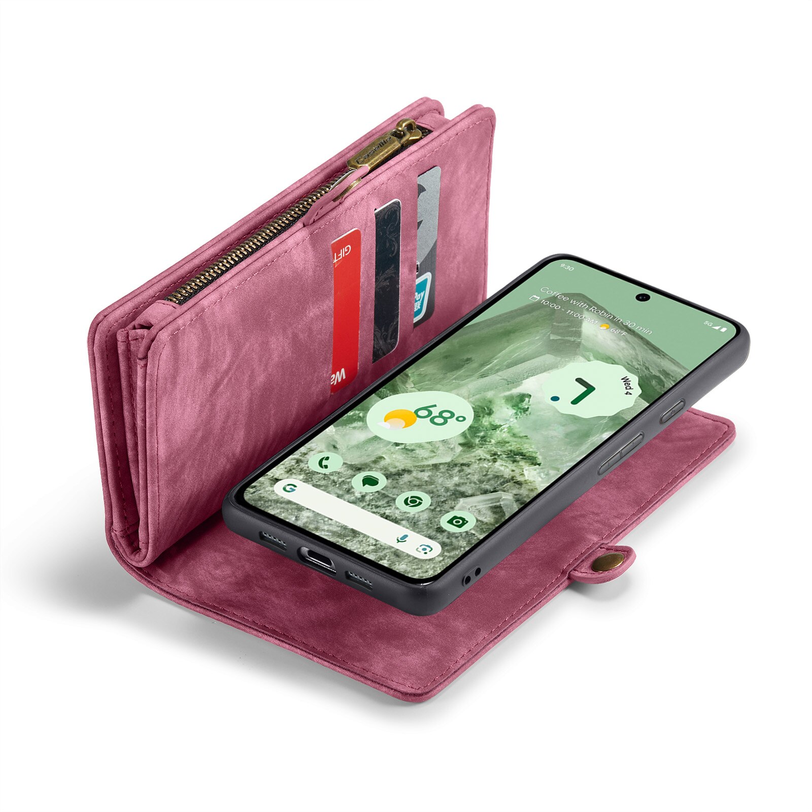 Multi-slot Mobiltaske Google Pixel 8a Rød
