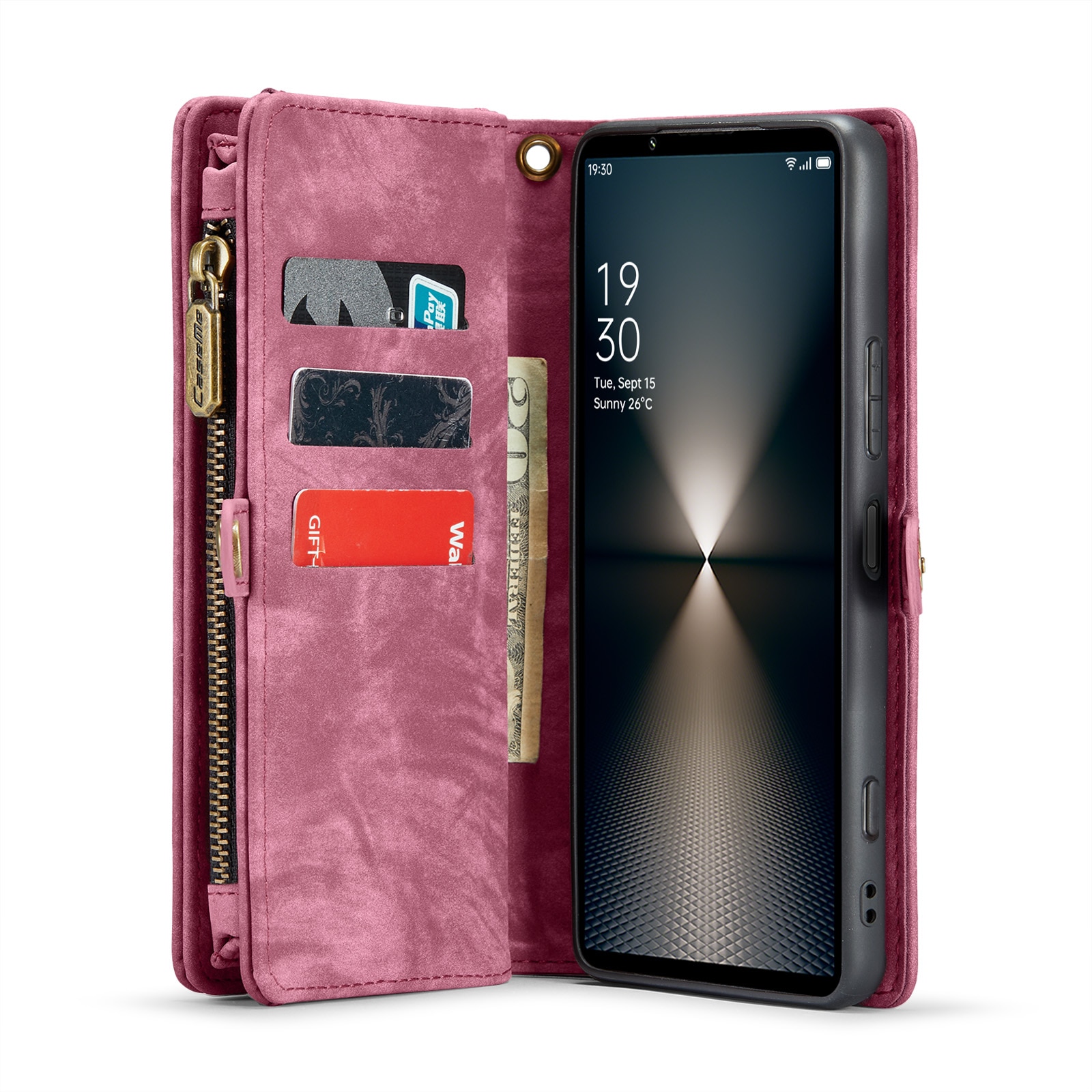 Multi-slot Mobiltaske Sony Xperia 10 VI rød