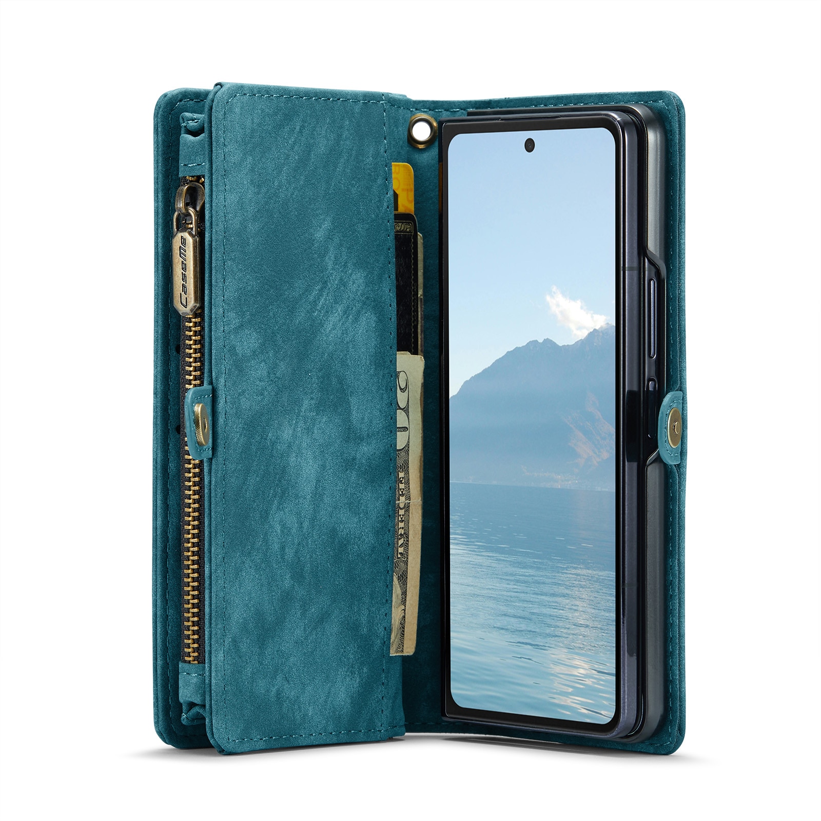 Multi-slot Mobiltaske Samsung Galaxy Z Fold 6 Blå