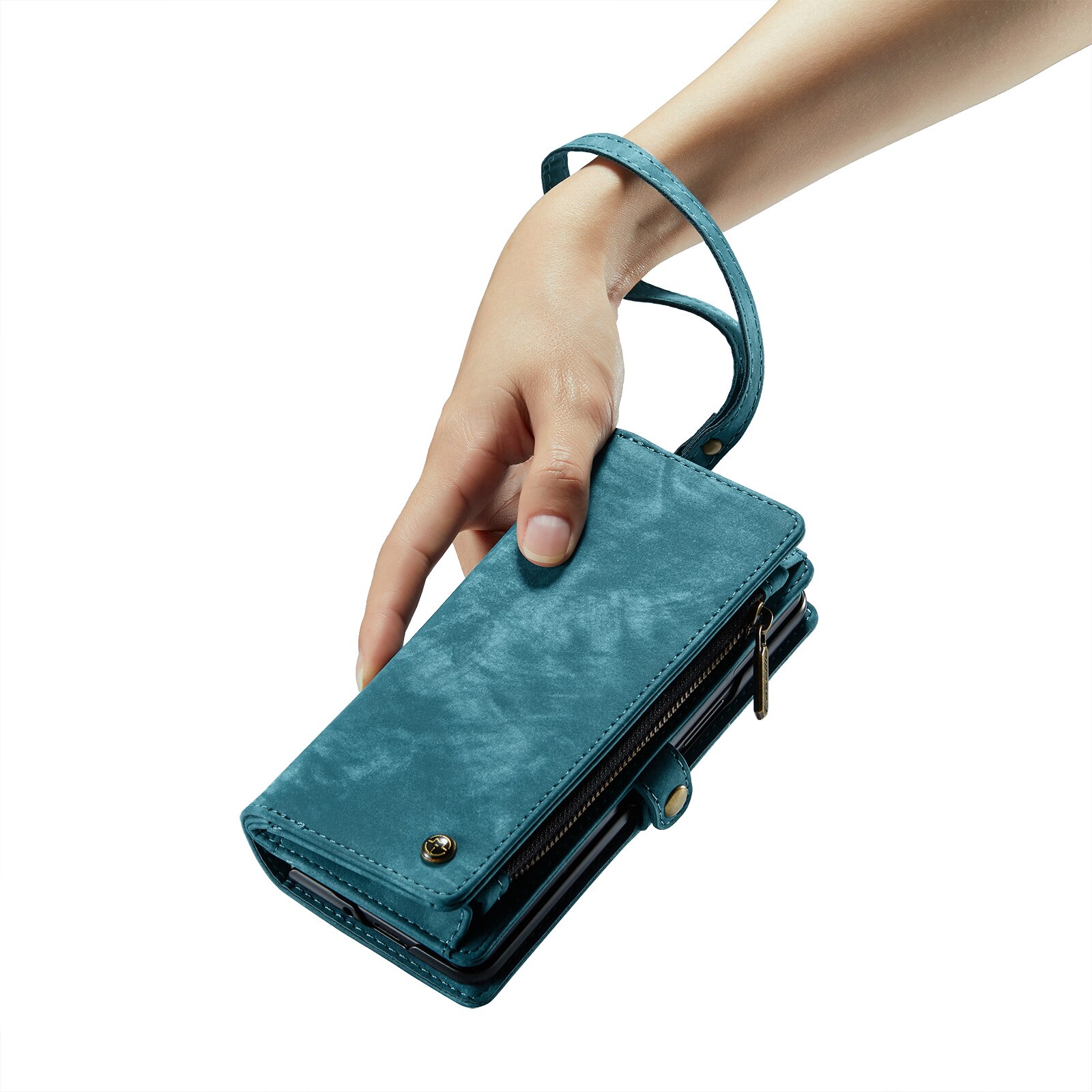 Multi-slot Mobiltaske Samsung Galaxy Z Fold 6 Blå