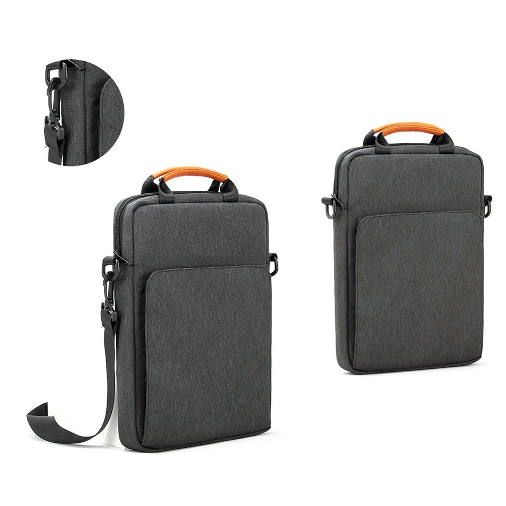 Taske skulderrem til 13,3" laptop/tablet grå - køb online