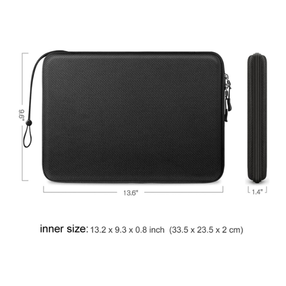Stødsikker EVA laptop taske 13,3" sort