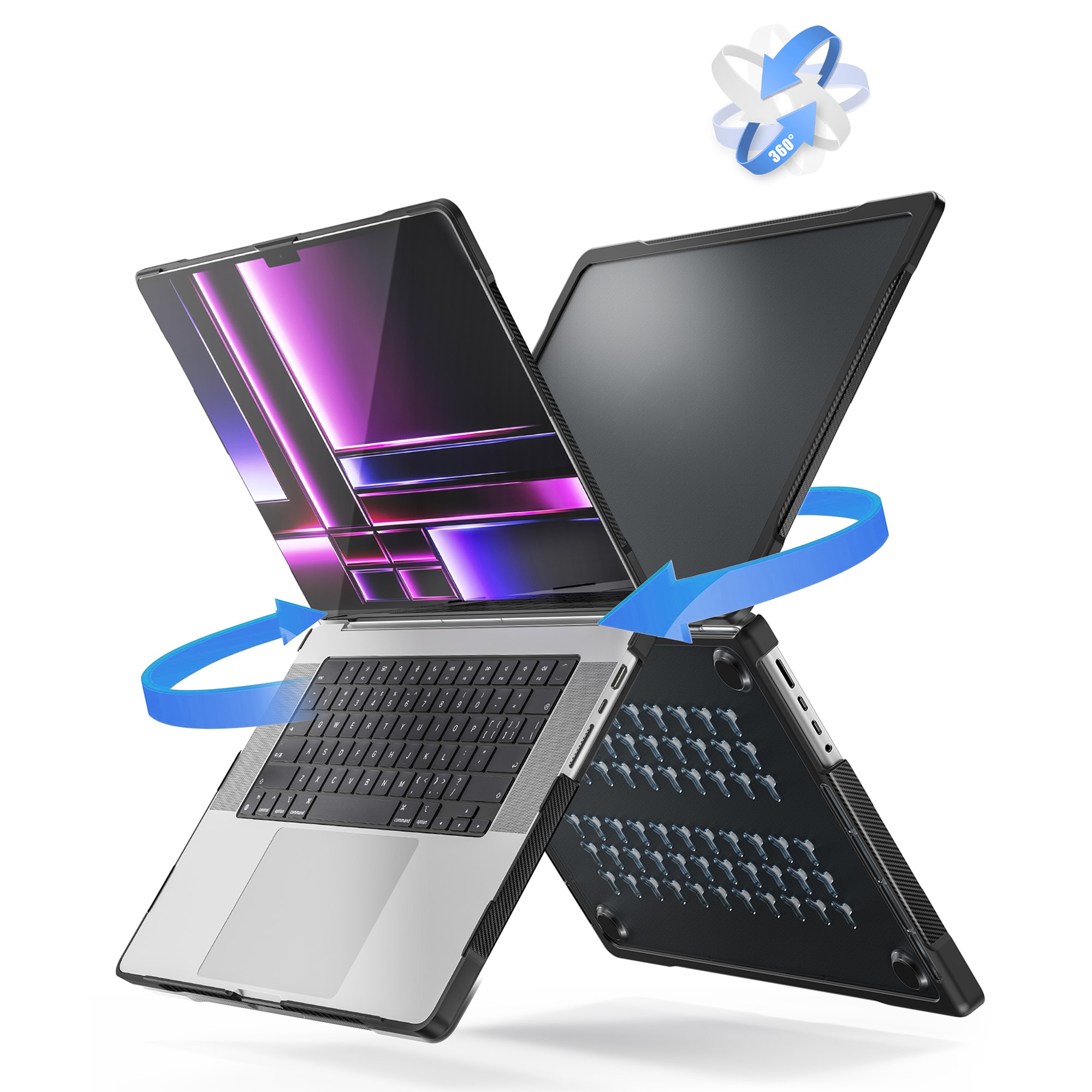 Stødsikkert Cover Apple MacBook Pro 16 2024 Sort