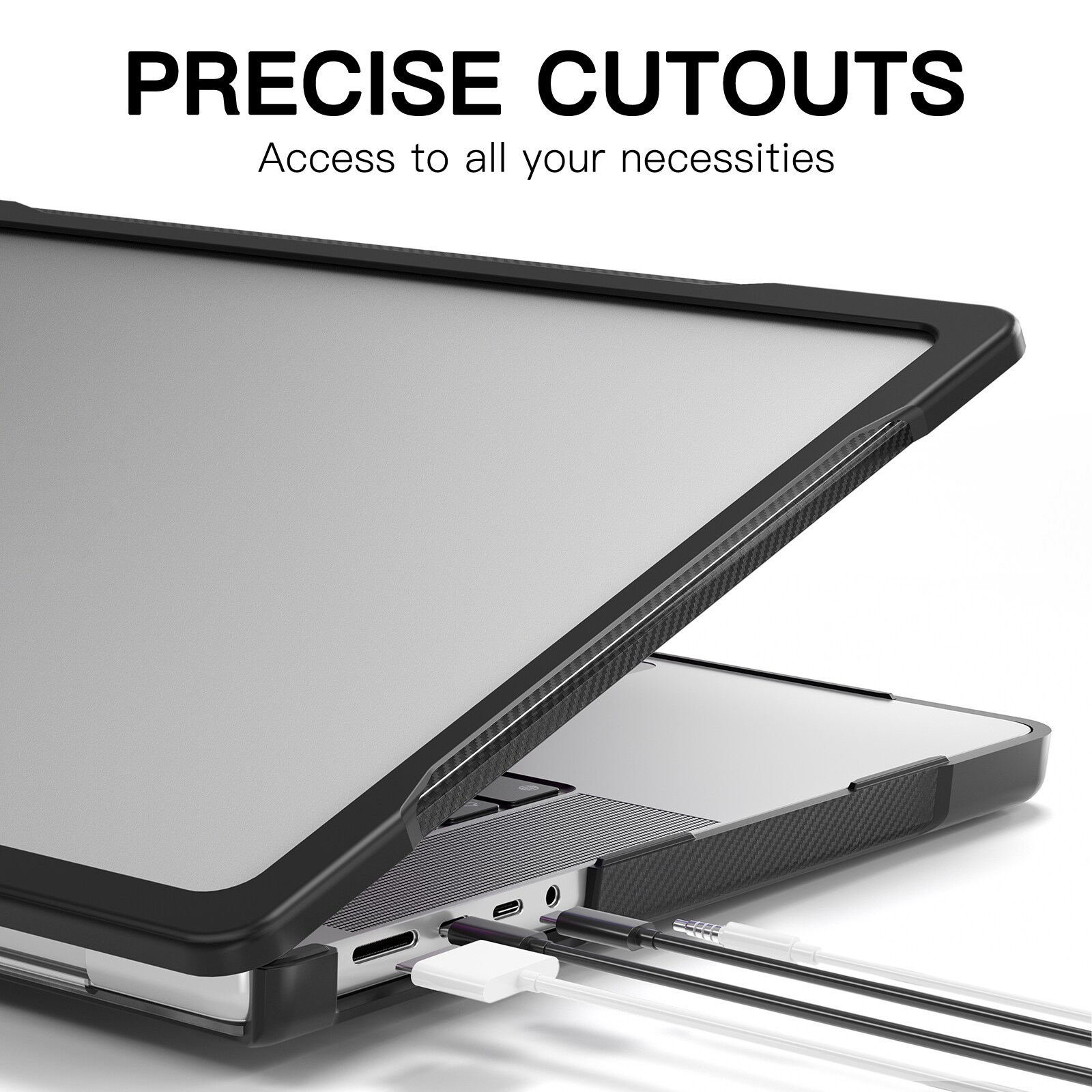 Stødsikkert Cover Apple MacBook Pro 16 2023 Gennemsigtig