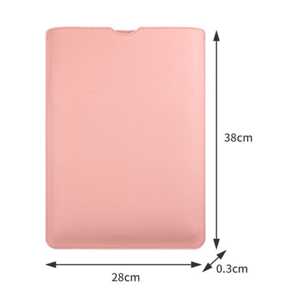 Laptop Sleeve Læder 15-16" sort