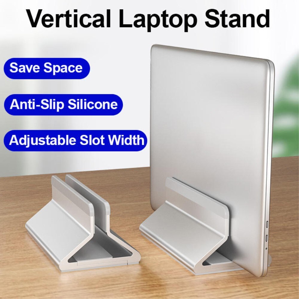 Justerbart bordstativ til bærbar computer sort