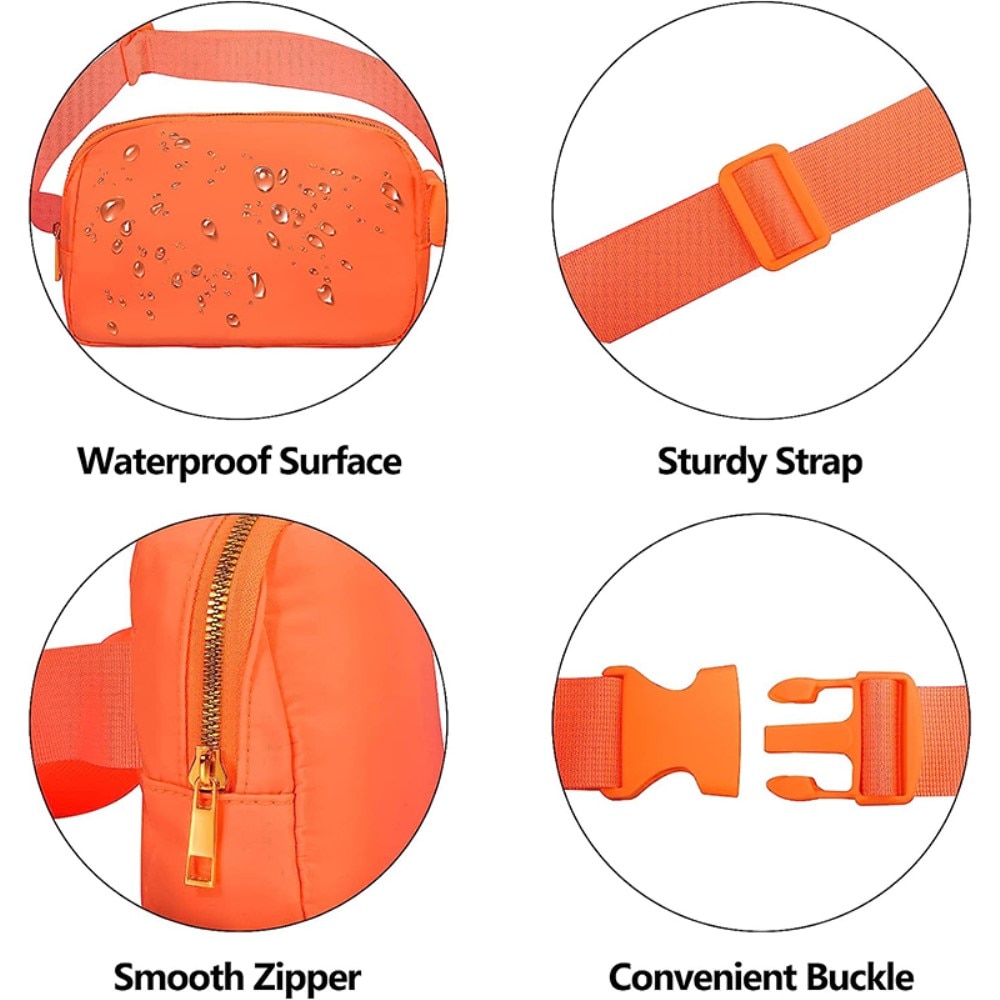 Crossbody taske Nylon orange