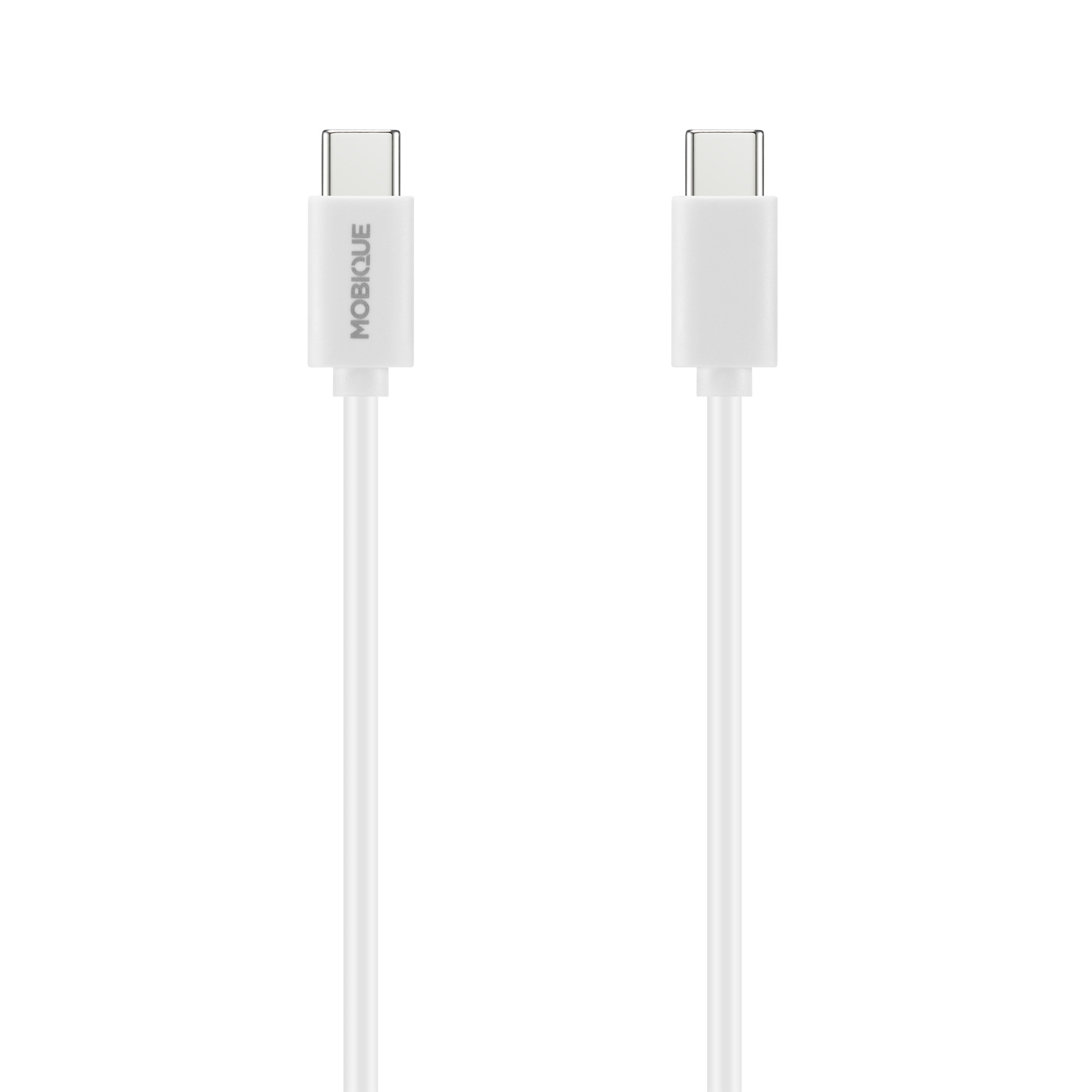 USB-C til USB-C-opladerkabel 2m hvid