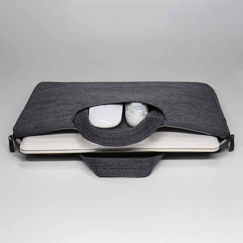 Laptop etui med håndtag 15,6" Mørkegrå
