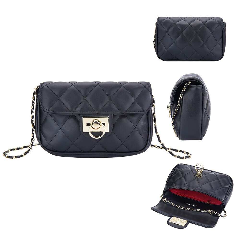 Quilted Crossbody Shoulder Bag sort