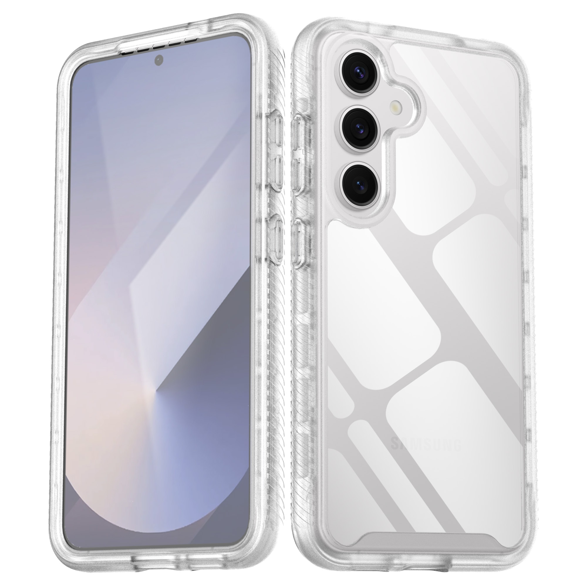 Full Protection Case Samsung Galaxy S25 Plus Gennemsigtig
