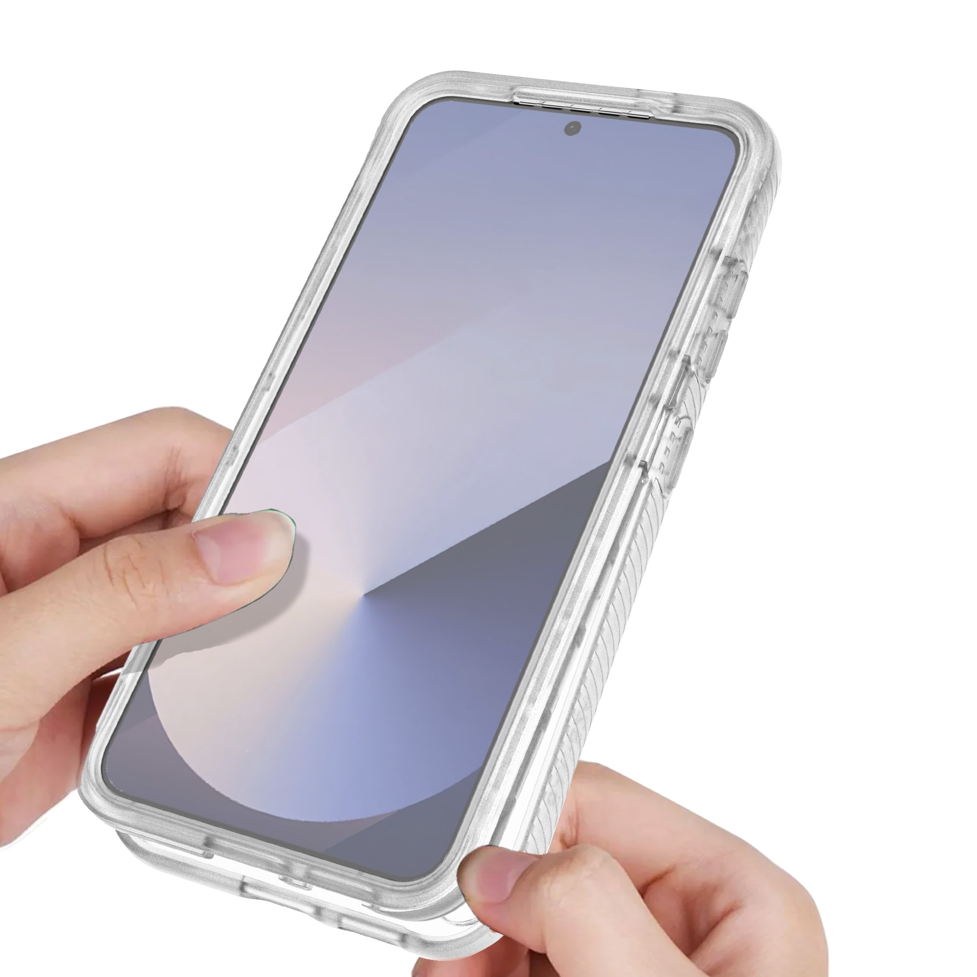 Full Protection Case Samsung Galaxy S25 Plus Gennemsigtig