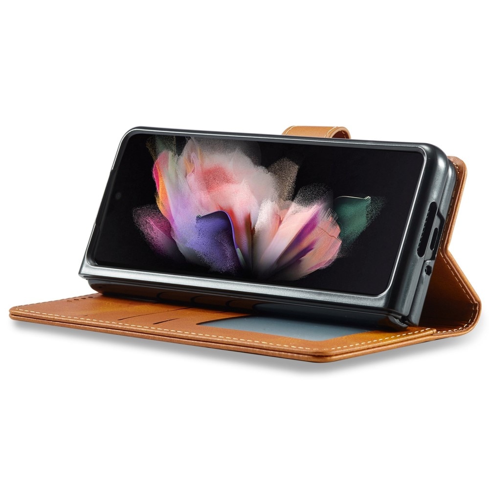 Tegnebogsetui Samsung Galaxy Z Fold 4 cognac