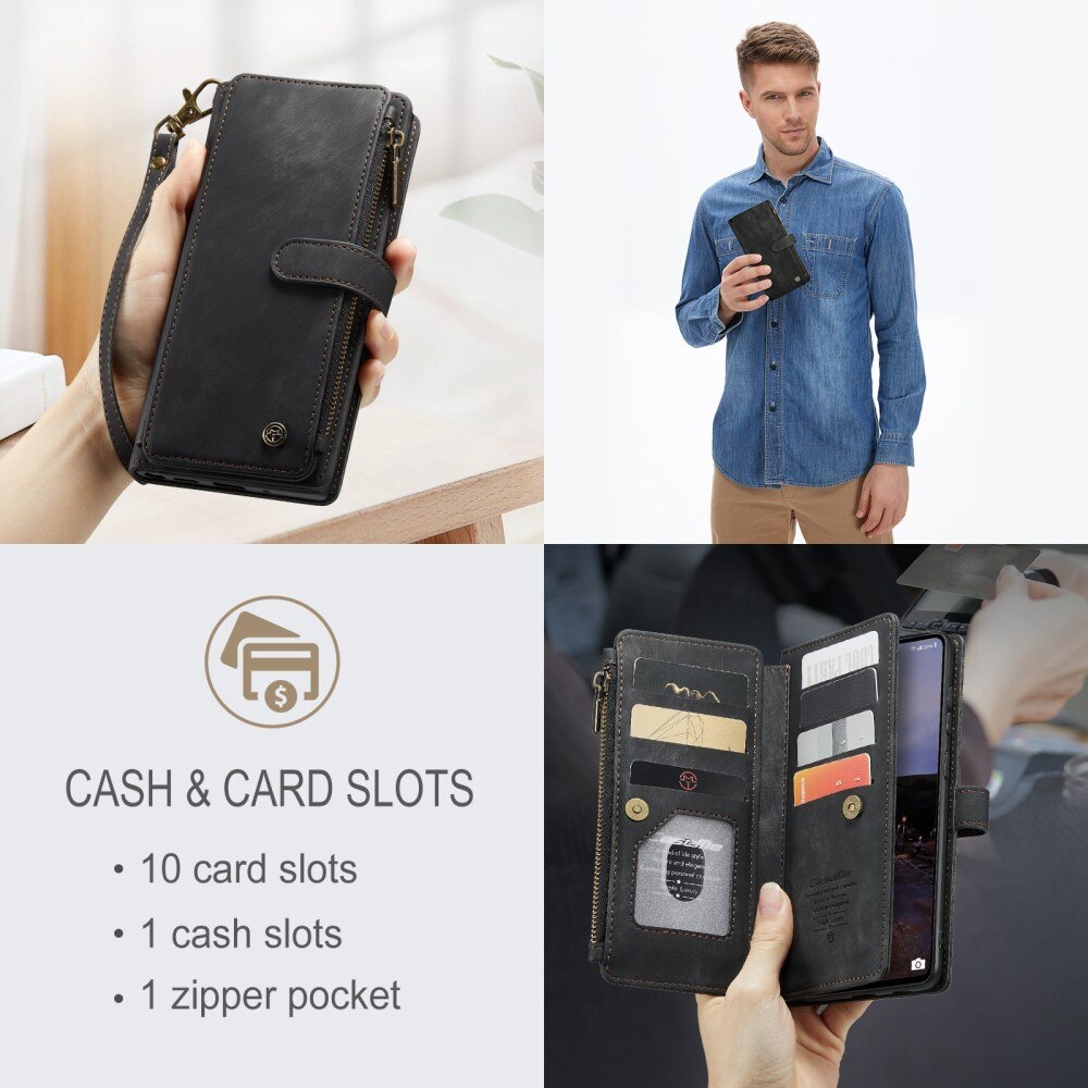 Zipper Wallet Samsung Galaxy A33 Sort