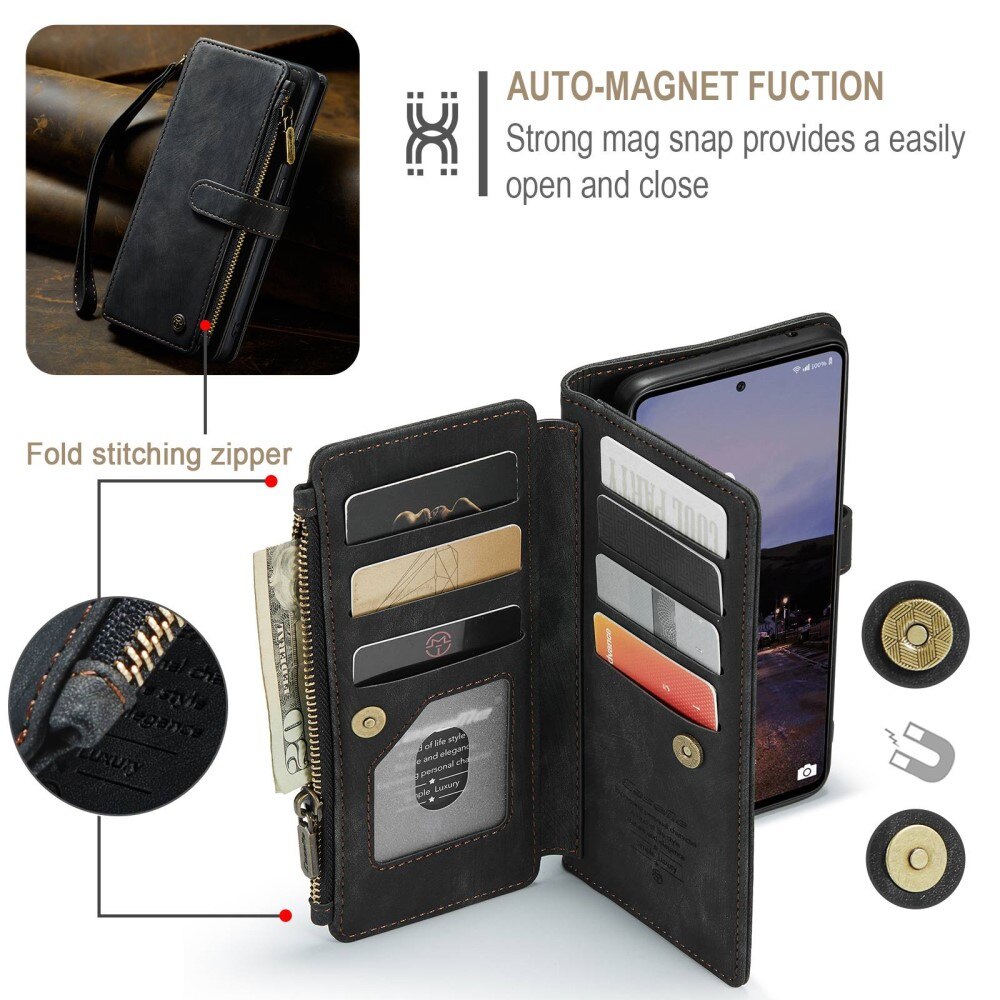 Zipper Wallet Samsung Galaxy A33 Sort