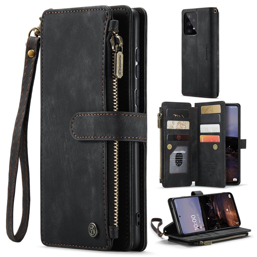 Zipper Wallet Samsung Galaxy A33 Sort