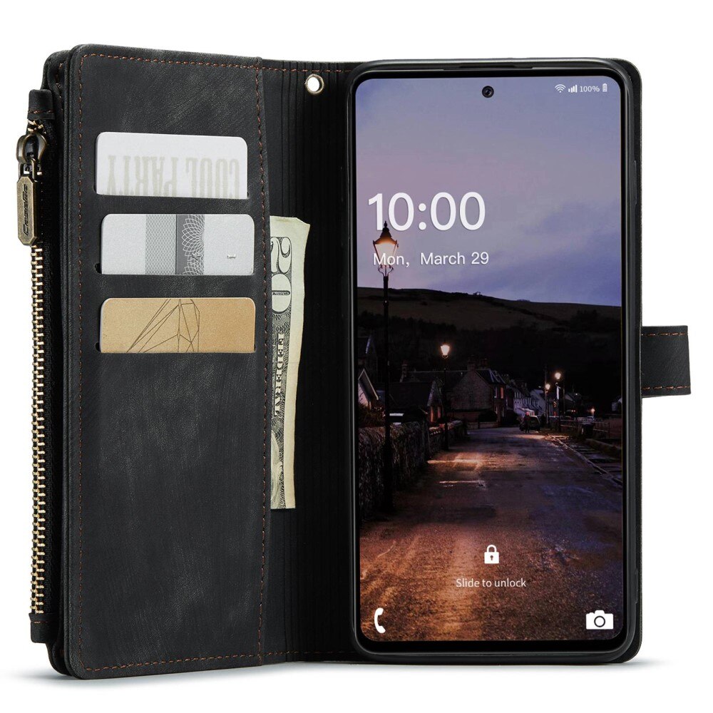 Zipper Wallet Samsung Galaxy A33 Sort