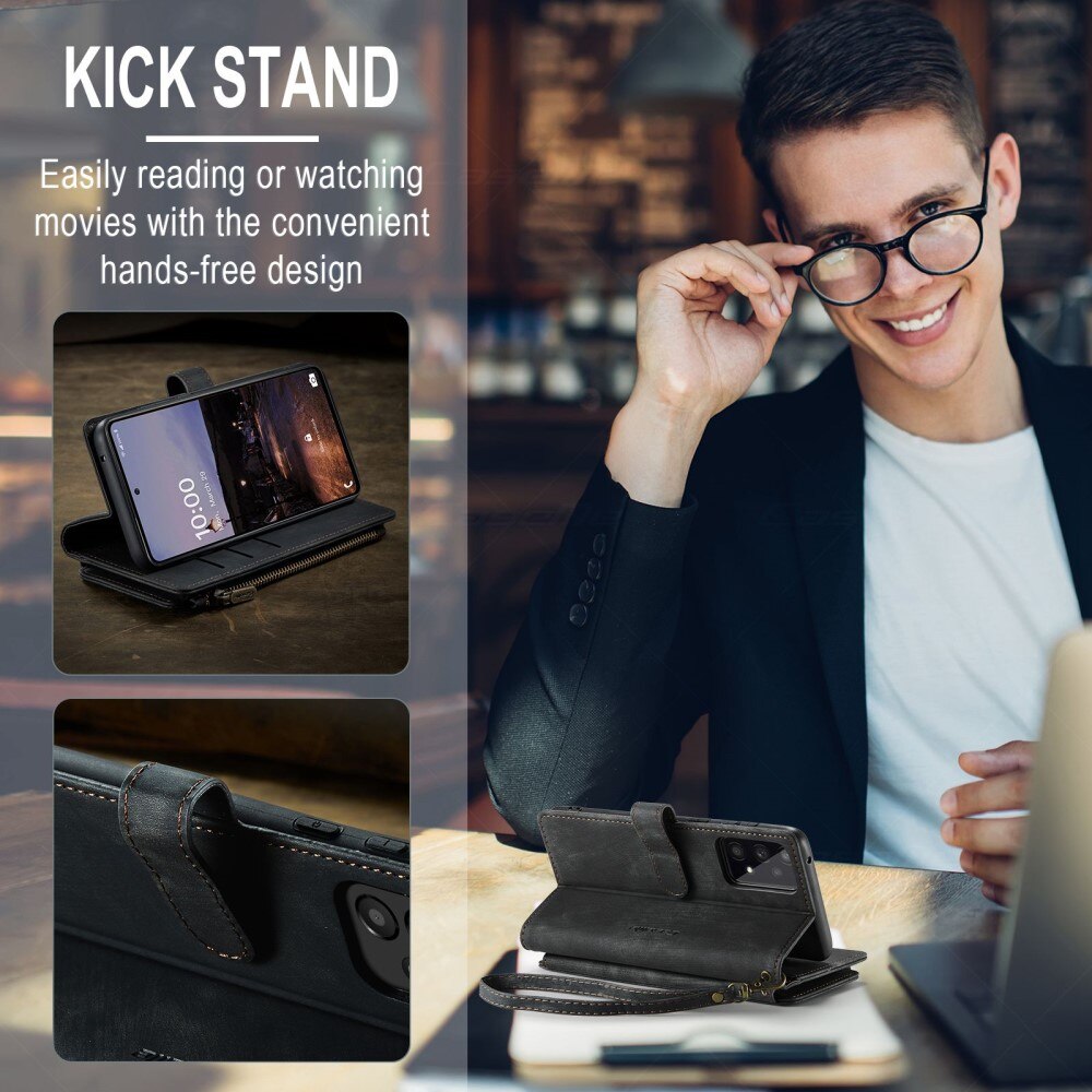 Zipper Wallet Samsung Galaxy A33 Sort