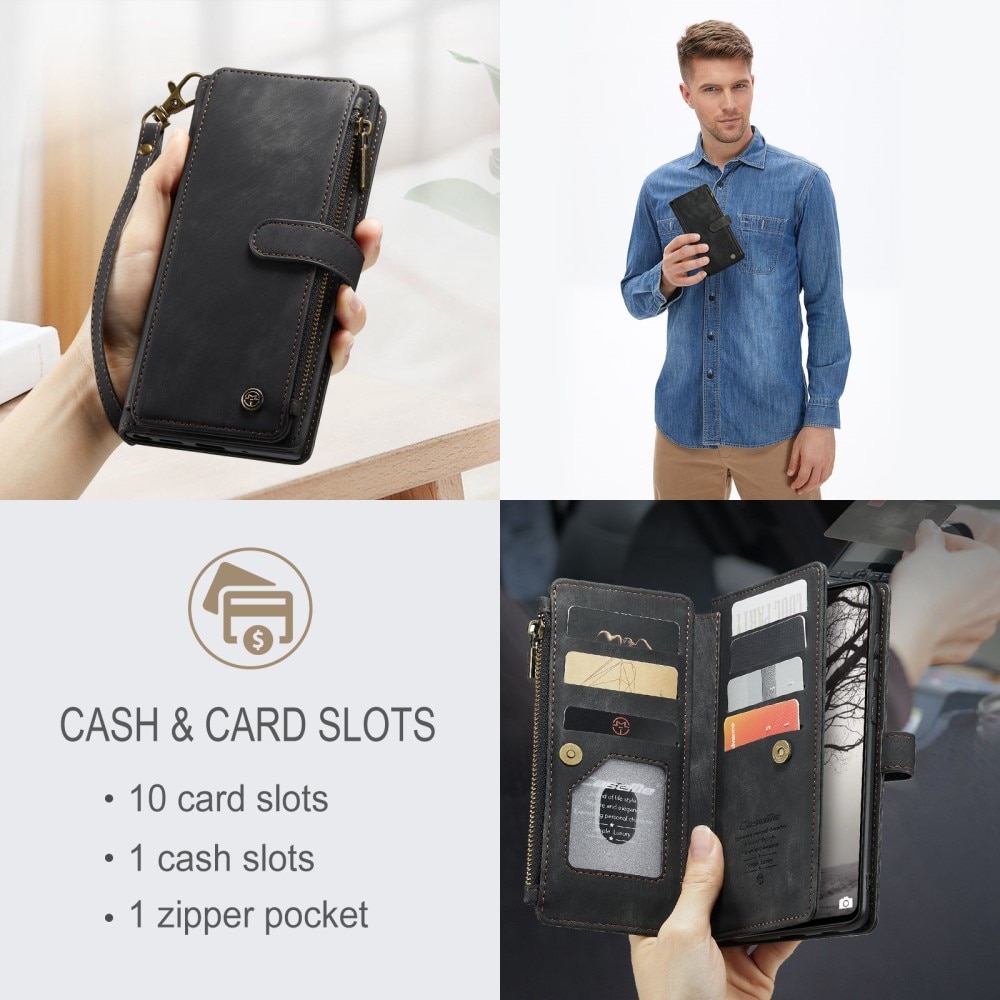 Zipper Wallet Samsung Galaxy A53 sort