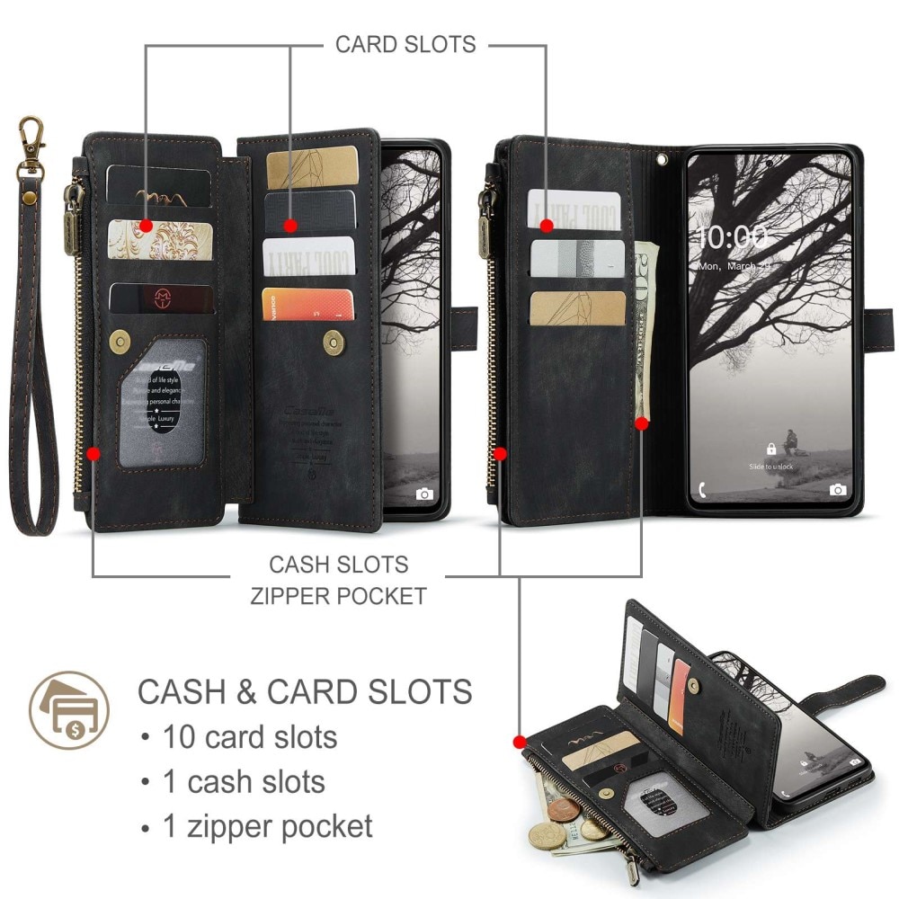 Zipper Wallet Samsung Galaxy A53 sort