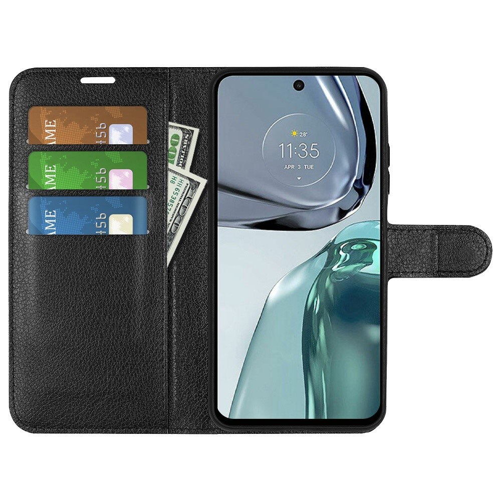 Mobiltaske Motorola Moto G62 Sort