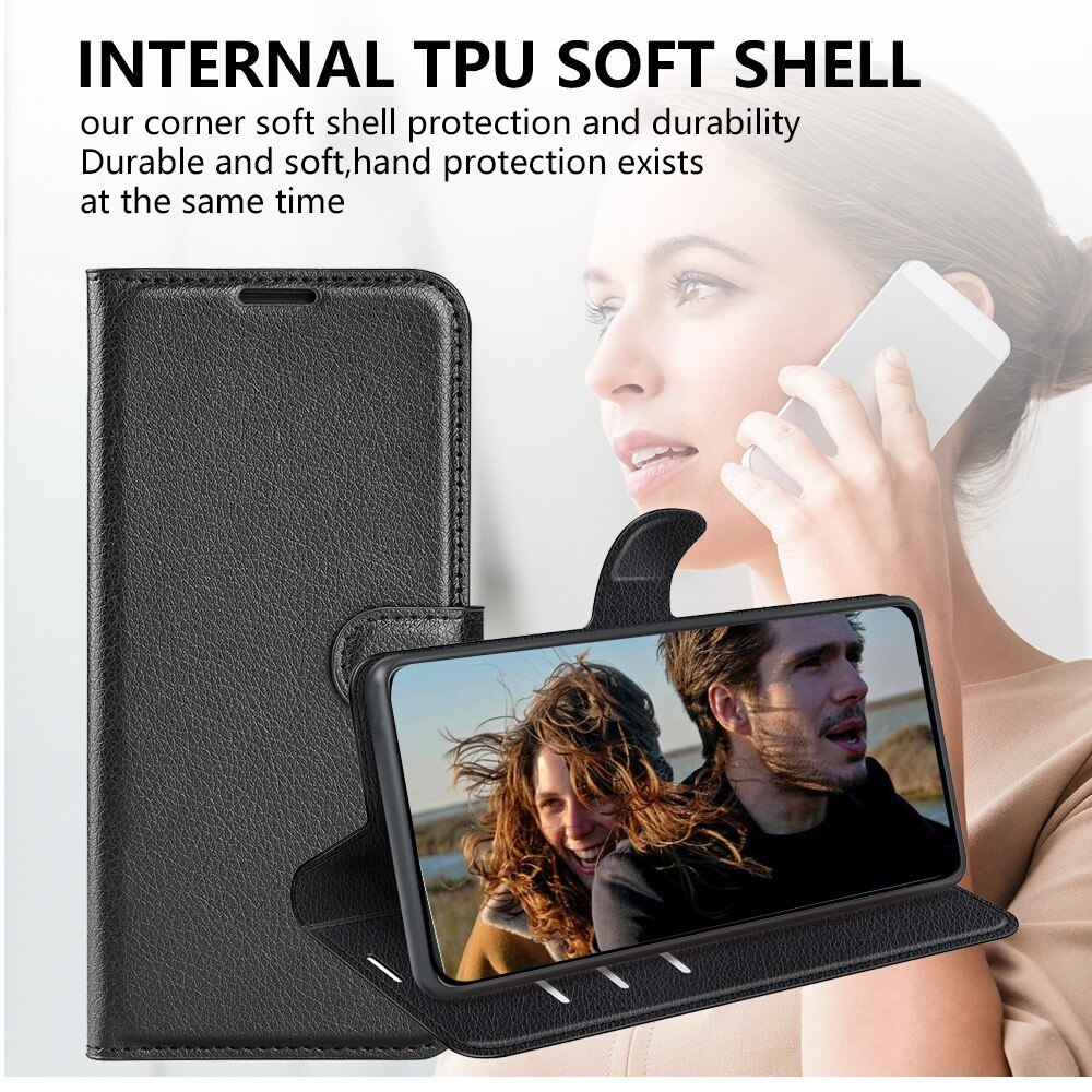 Mobiltaske Motorola Moto G62 Sort