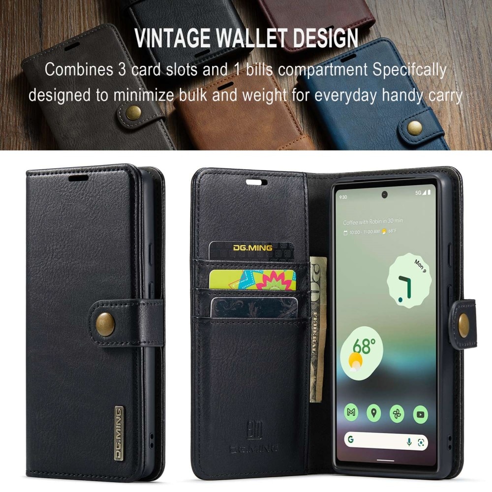 Magnet Wallet Google Pixel 6a Black