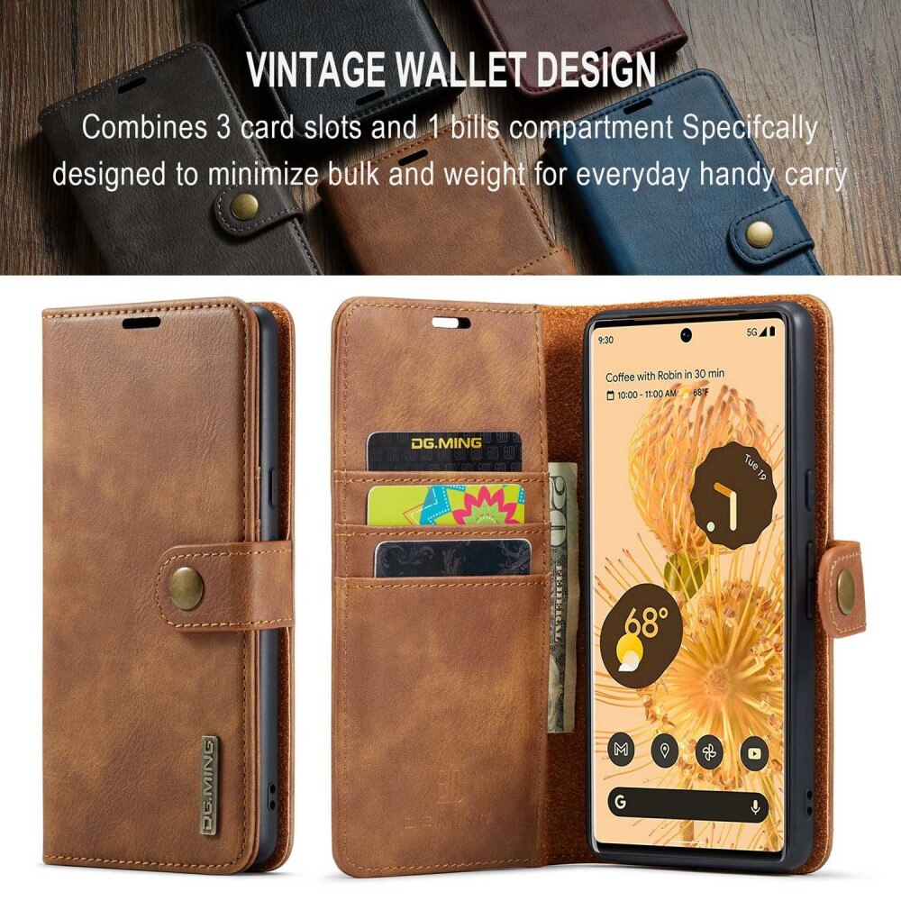 Magnet Wallet Google Pixel 7 Pro Cognac