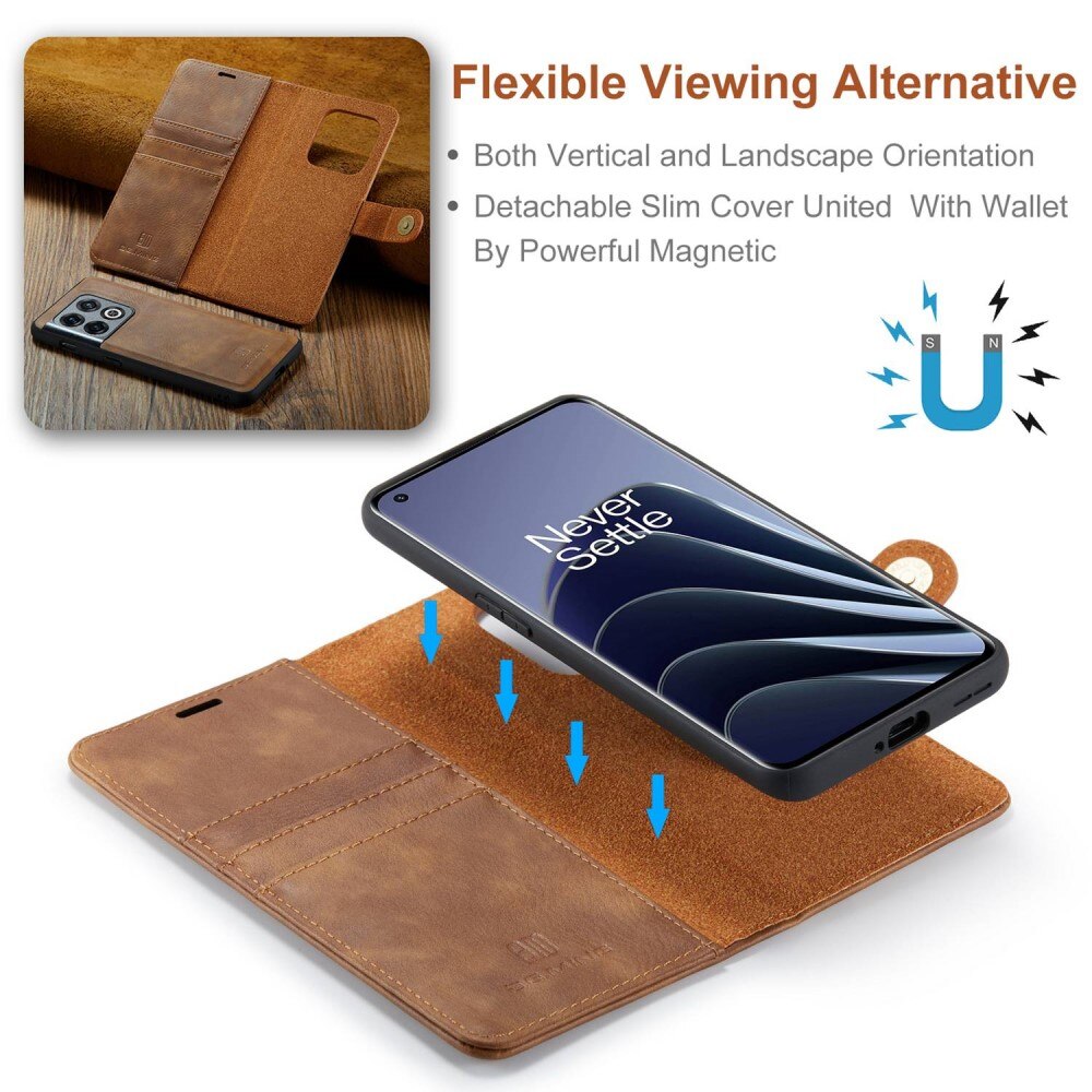 Magnet Wallet  OnePlus 10 Pro Cognac