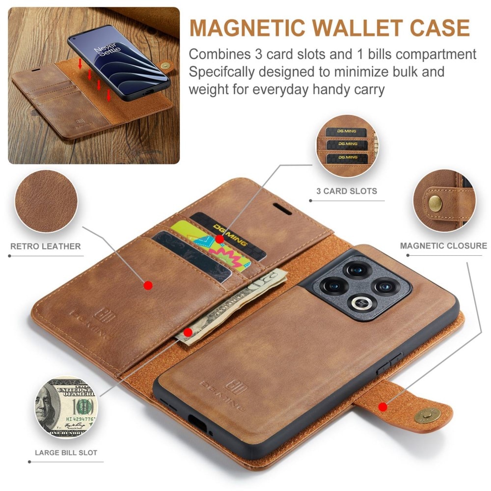 Magnet Wallet OnePlus 10 Pro Cognac