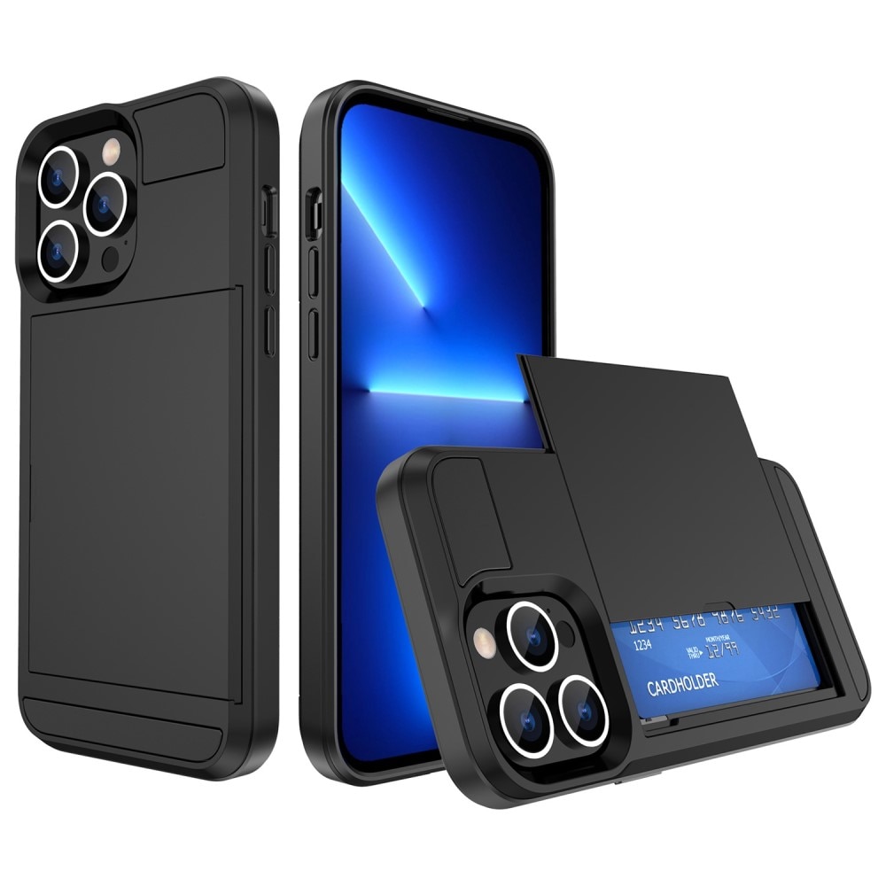 Cover Kortholder iPhone 14 Plus Sort