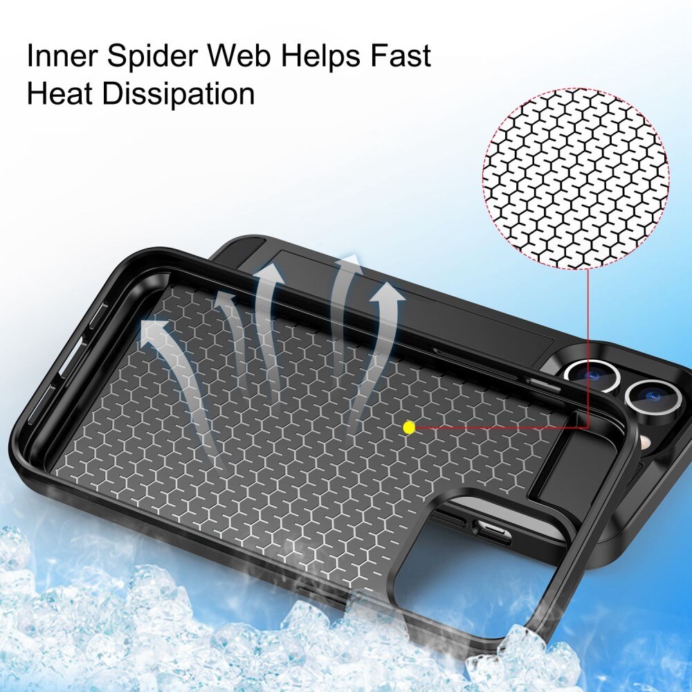 Cover Kortholder iPhone 14 Plus Sort