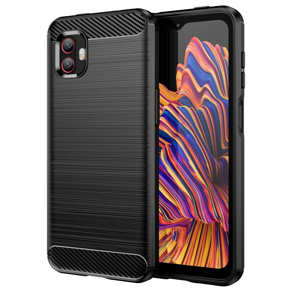 Samsung Galaxy Xcover 6 Pro Cover TPU Brushed Sort