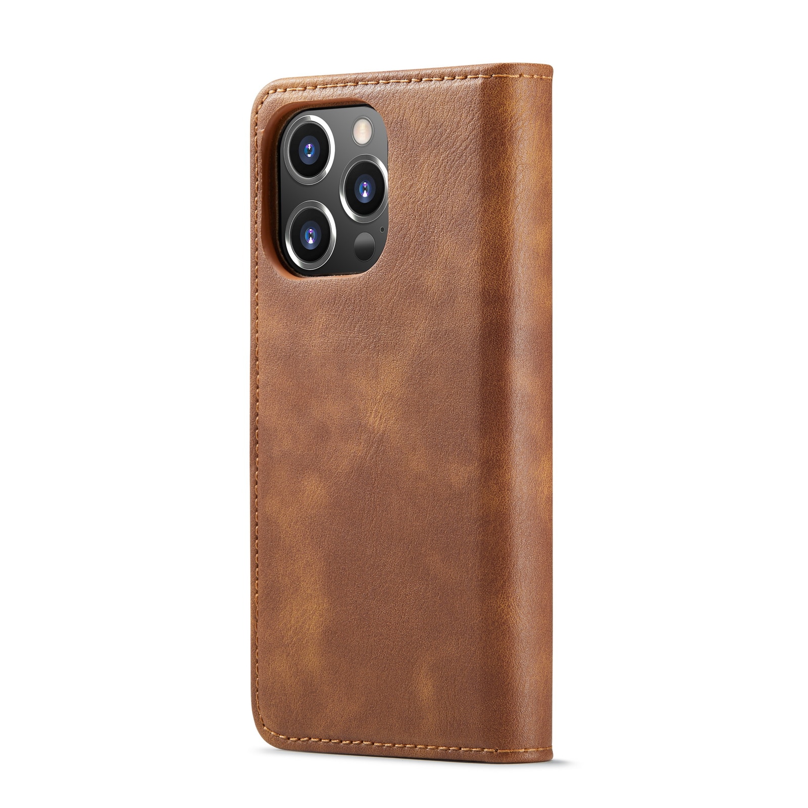 Magnet Wallet iPhone 15 Pro Cognac