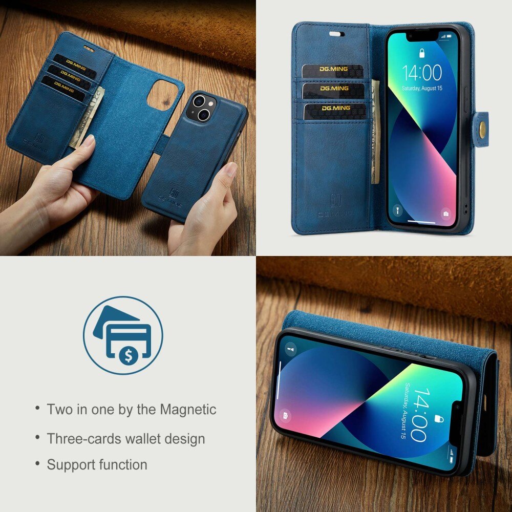 Magnet Wallet iPhone 14 Blue