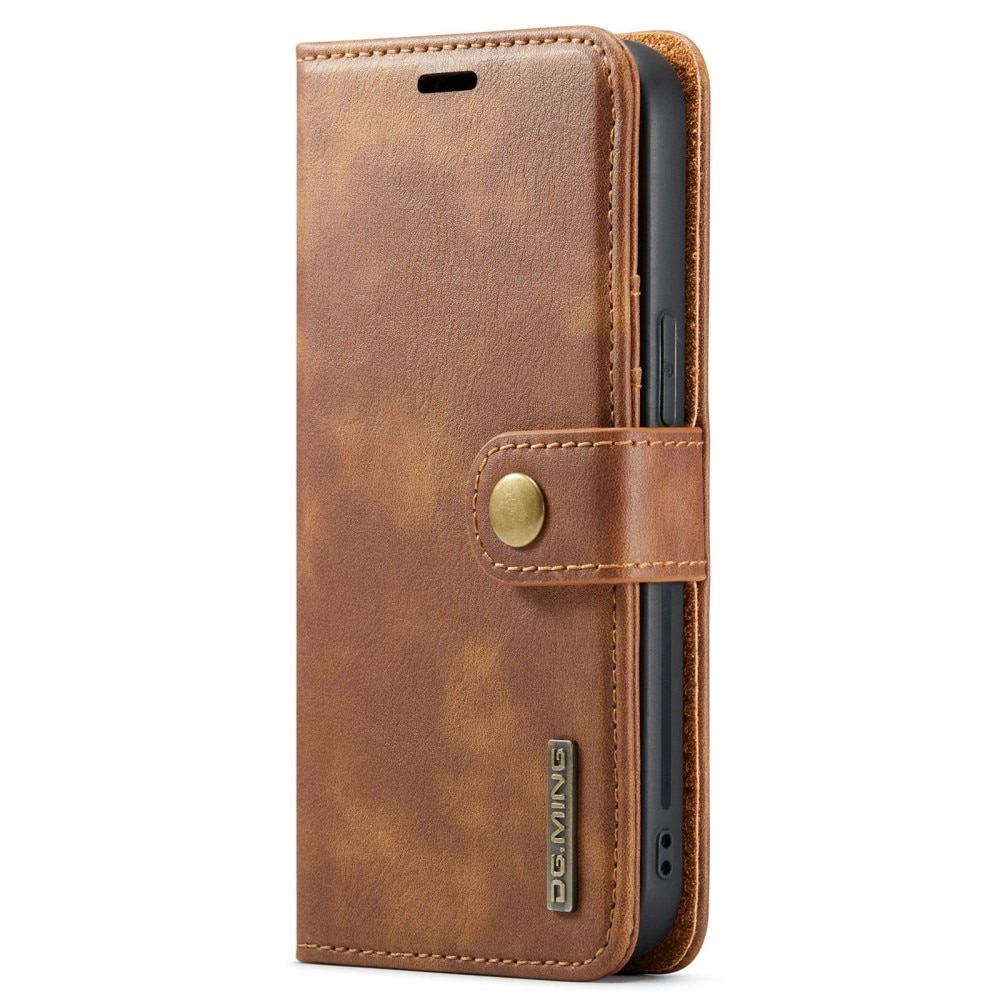 Magnet Wallet iPhone 14 Cognac