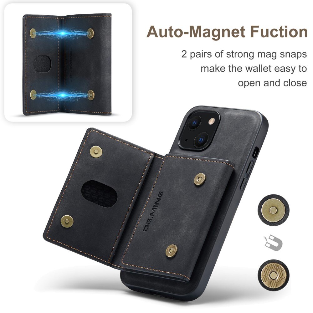 Magnetic Card Slot Case iPhone 14 Plus Sort