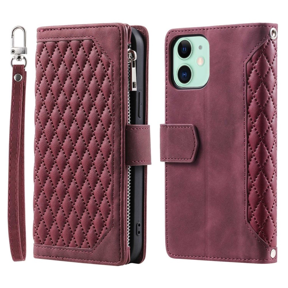 Stole på medley Viewer Pung Taske iPhone 11 Quilted Rød - køb online