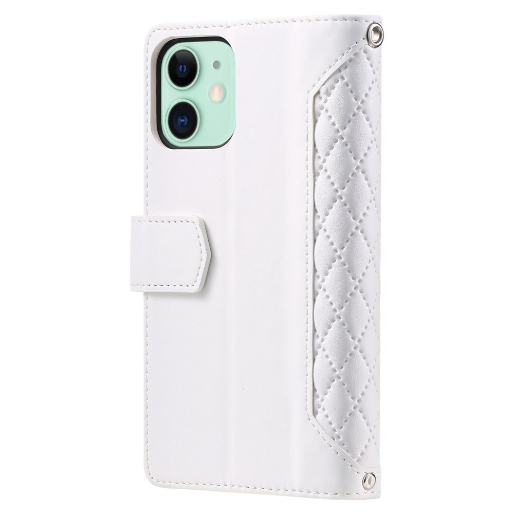 Pung Taske iPhone 11 Quilted Hvid