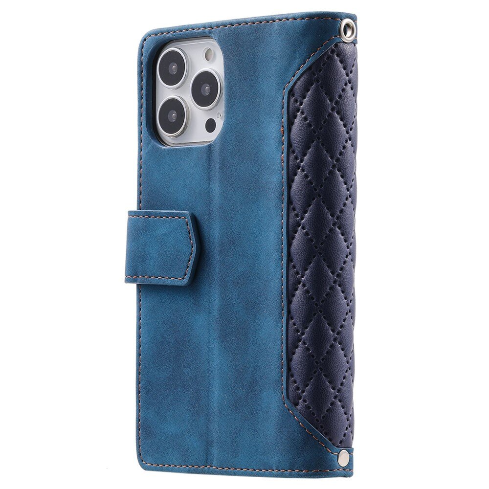 Pung Taske Apple iPhone 13 Pro Quilted Blå