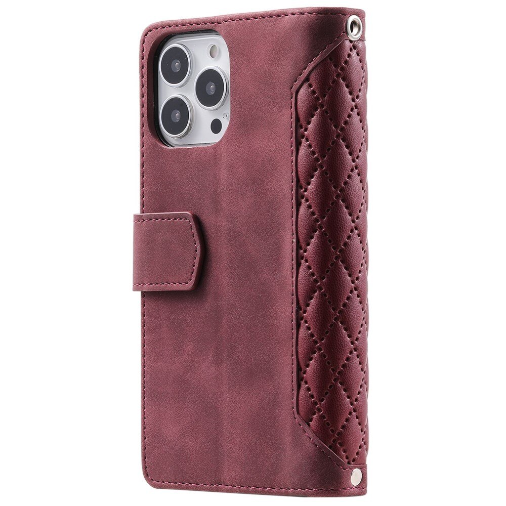 Pung Taske Apple iPhone 13 Pro Quilted Rød