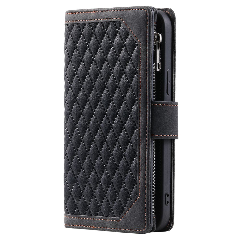 Pung Taske iPhone 13 Pro Quilted Sort