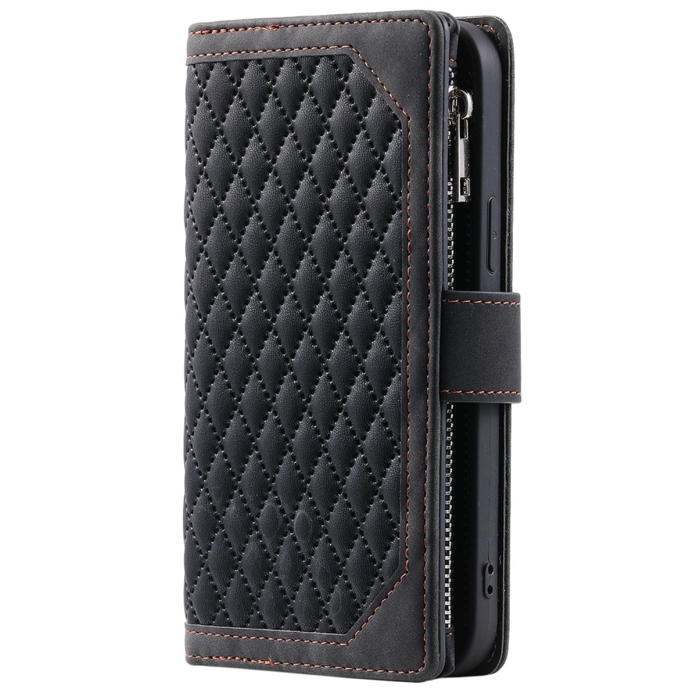 Pung Taske iPhone 14 Pro Max Quilted Sort