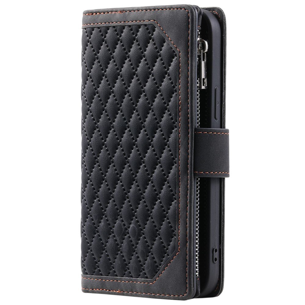 Pung Taske iPhone 14 Pro Max Quilted Sort