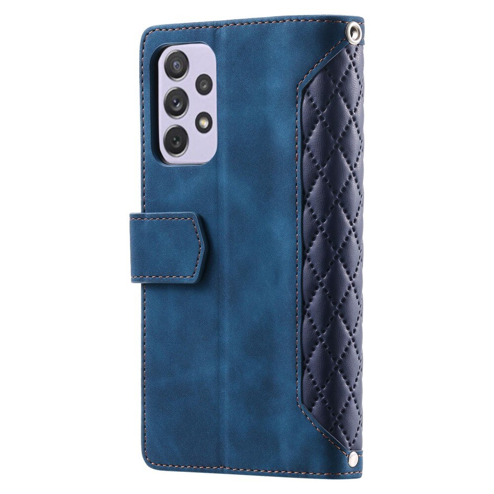 Pung Taske Samsung Galaxy A52 5G Quilted Blå