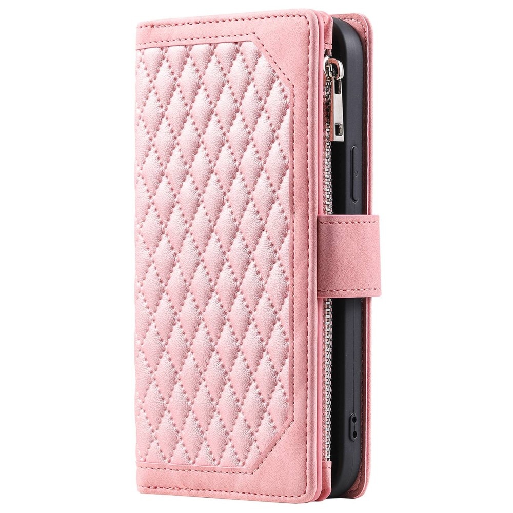 Pung Taske Samsung Galaxy A52/A52s Quilted Lyserød