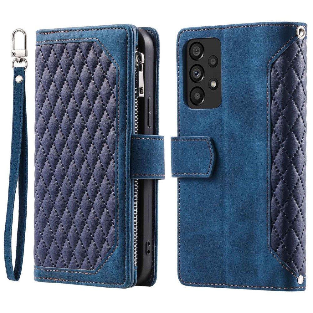 Pung Taske Samsung Galaxy A53 Quilted Blå